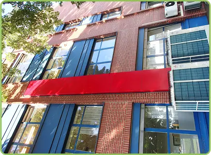 Blechfassade fundermax